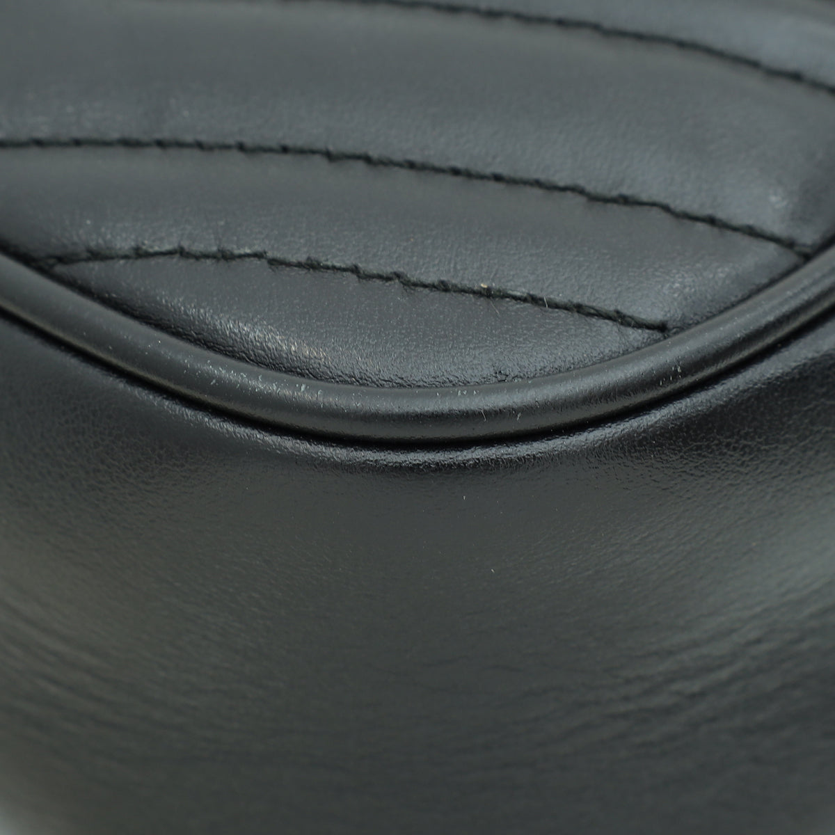 Gucci Black GG Marmont Small Camera Bag