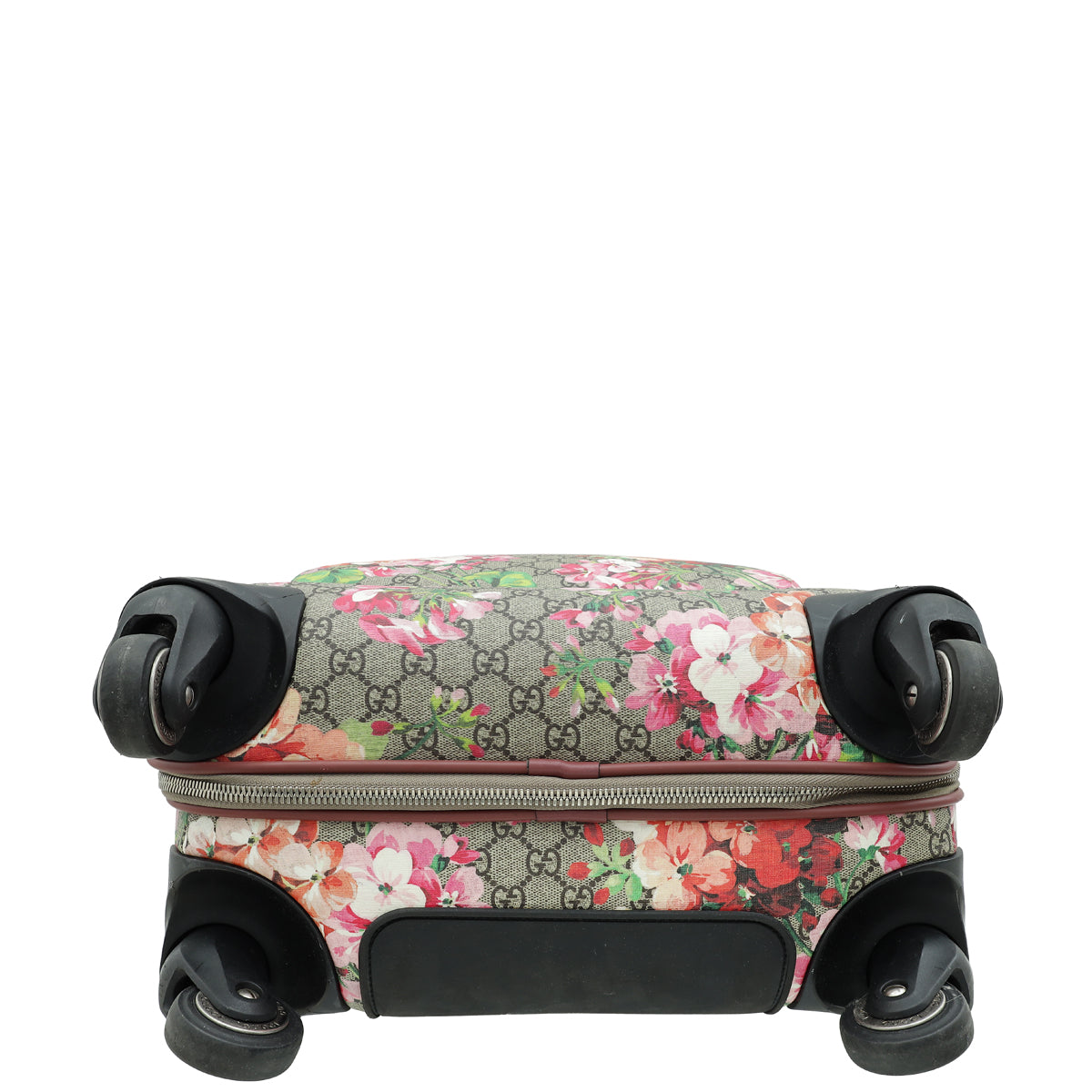 Gucci Ebony Multicolor GG Supreme Floral Small Cabin Trolly Bag