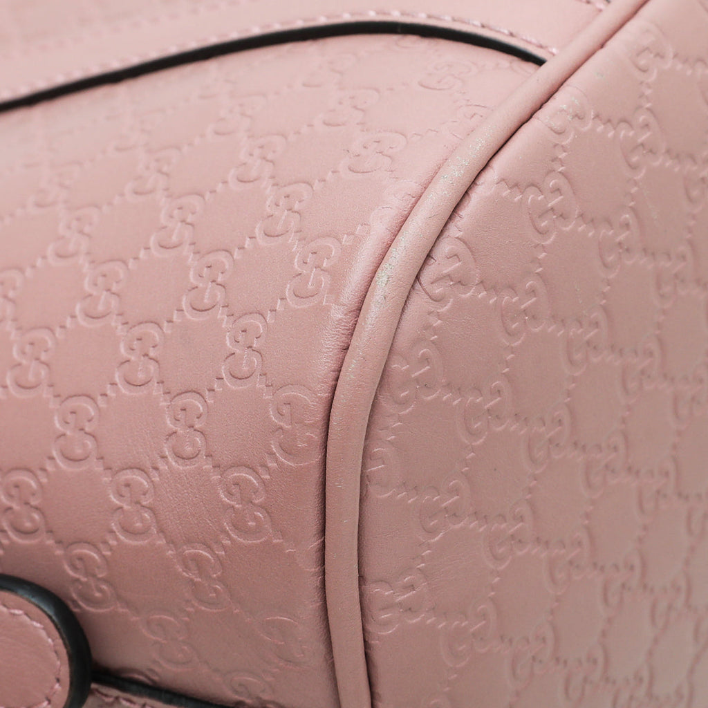 Gucci Dusty Pink Microguccissima Dome Satchel Mini Bag