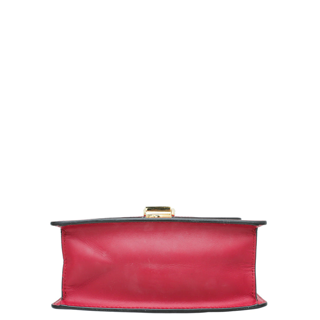 Gucci Red Sylvie Top Handle Mini Bag