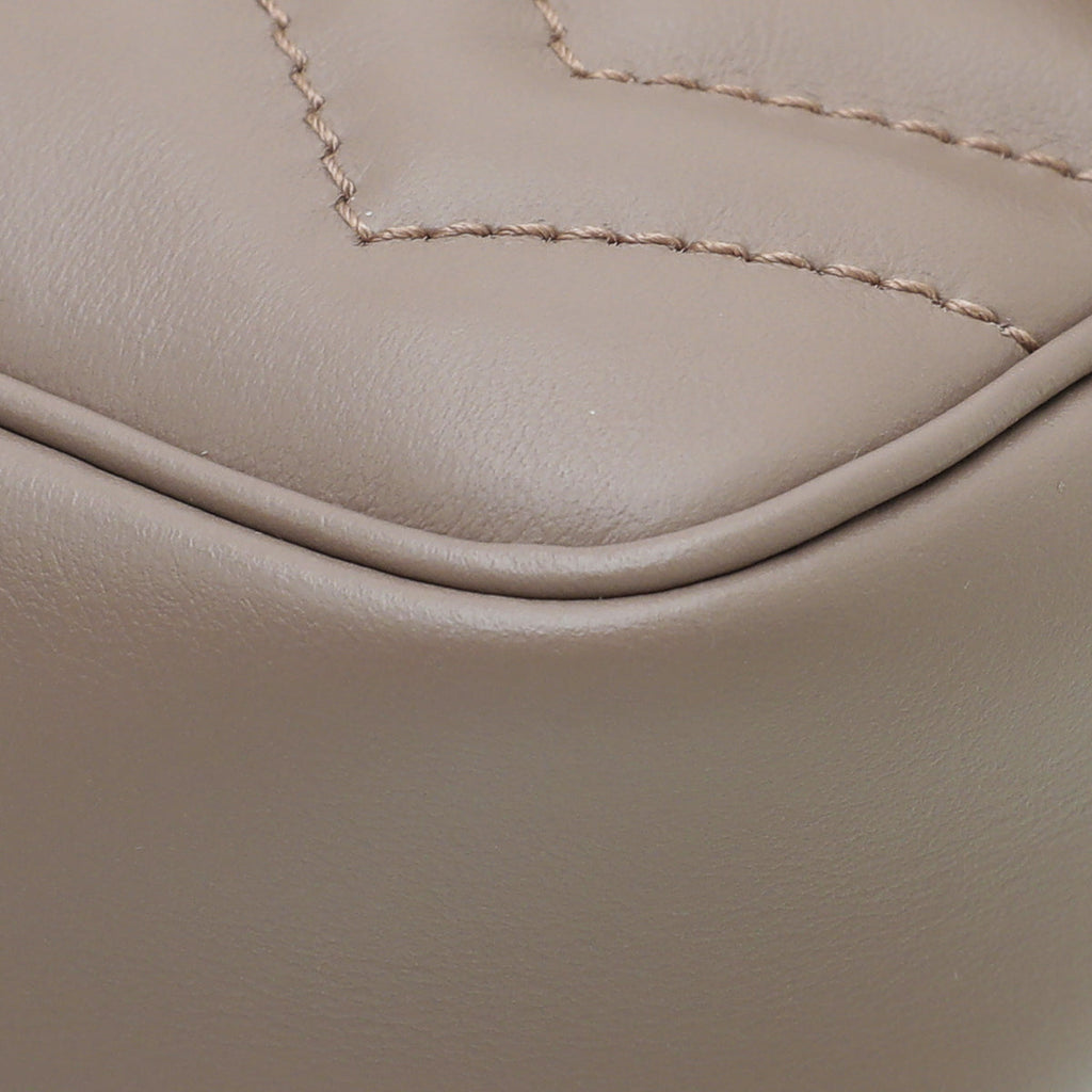 Gucci Dusty Pink GG Marmont Super Mini Bag