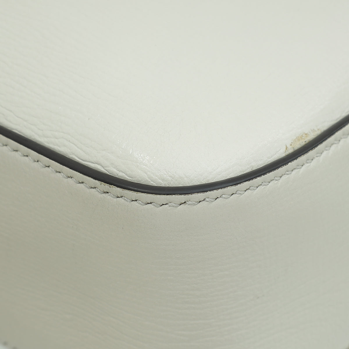 Gucci White Horsebit 1955 Small Shoulder Bag