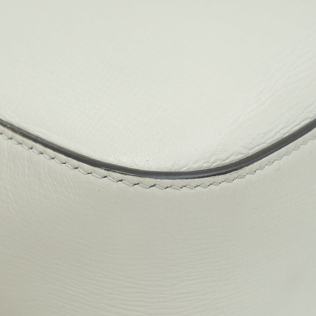 Gucci White Horsebit 1955 Small Shoulder Bag