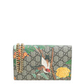 Gucci Ebony Multicolor Tian Mini Chain Bag