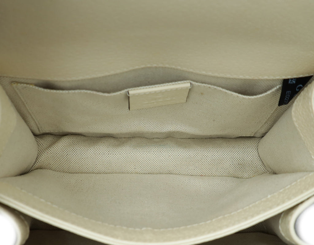Gucci White Cream Dionysus Top Handle Bag