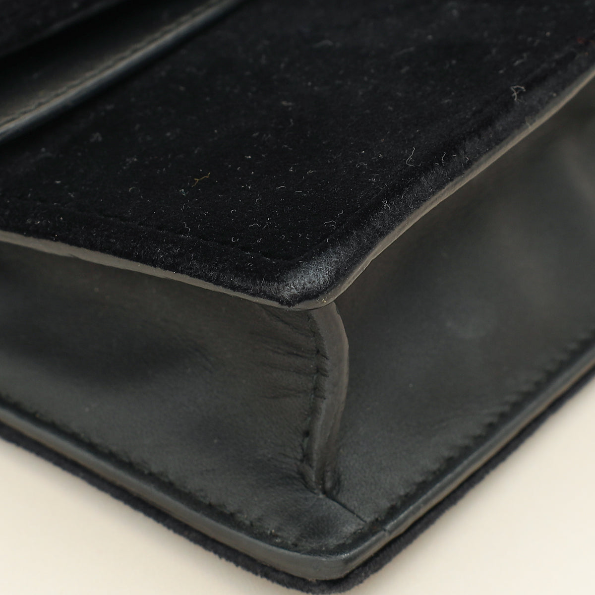 Gucci Black Dionysus Velvet Super Mini Bag