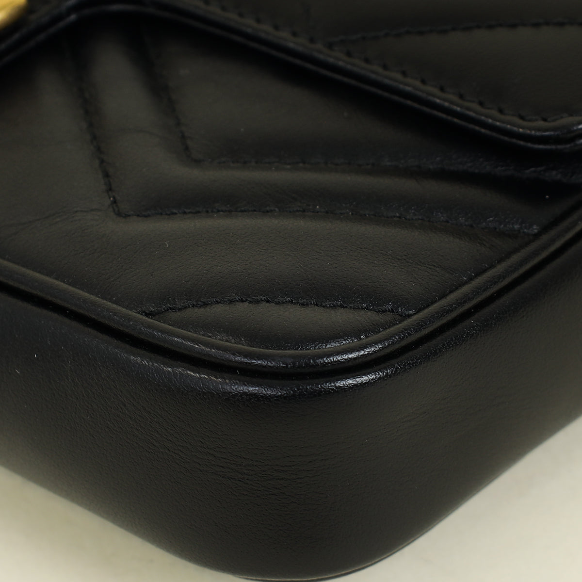 Gucci Black GG Marmont Small Shoulder Bag