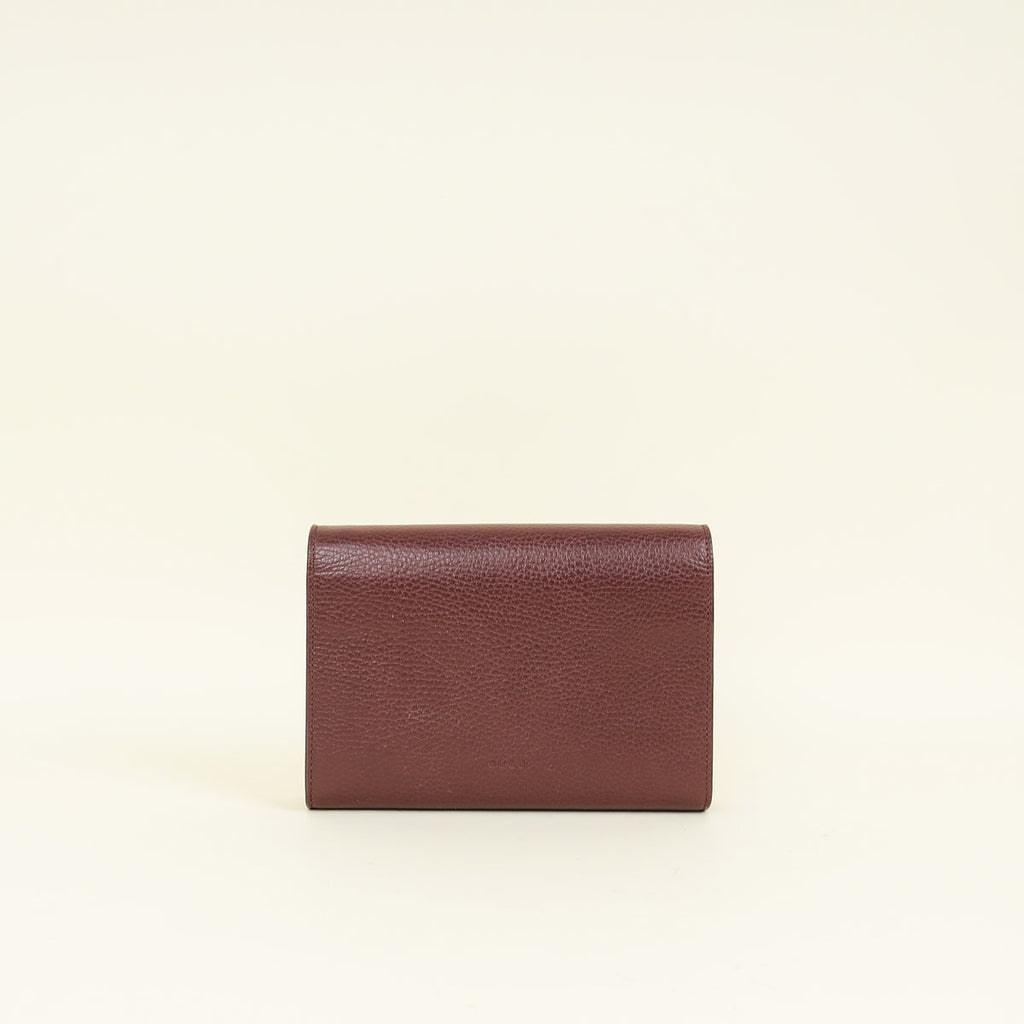 Gucci Burgundy Dionysus Wallet On Chain