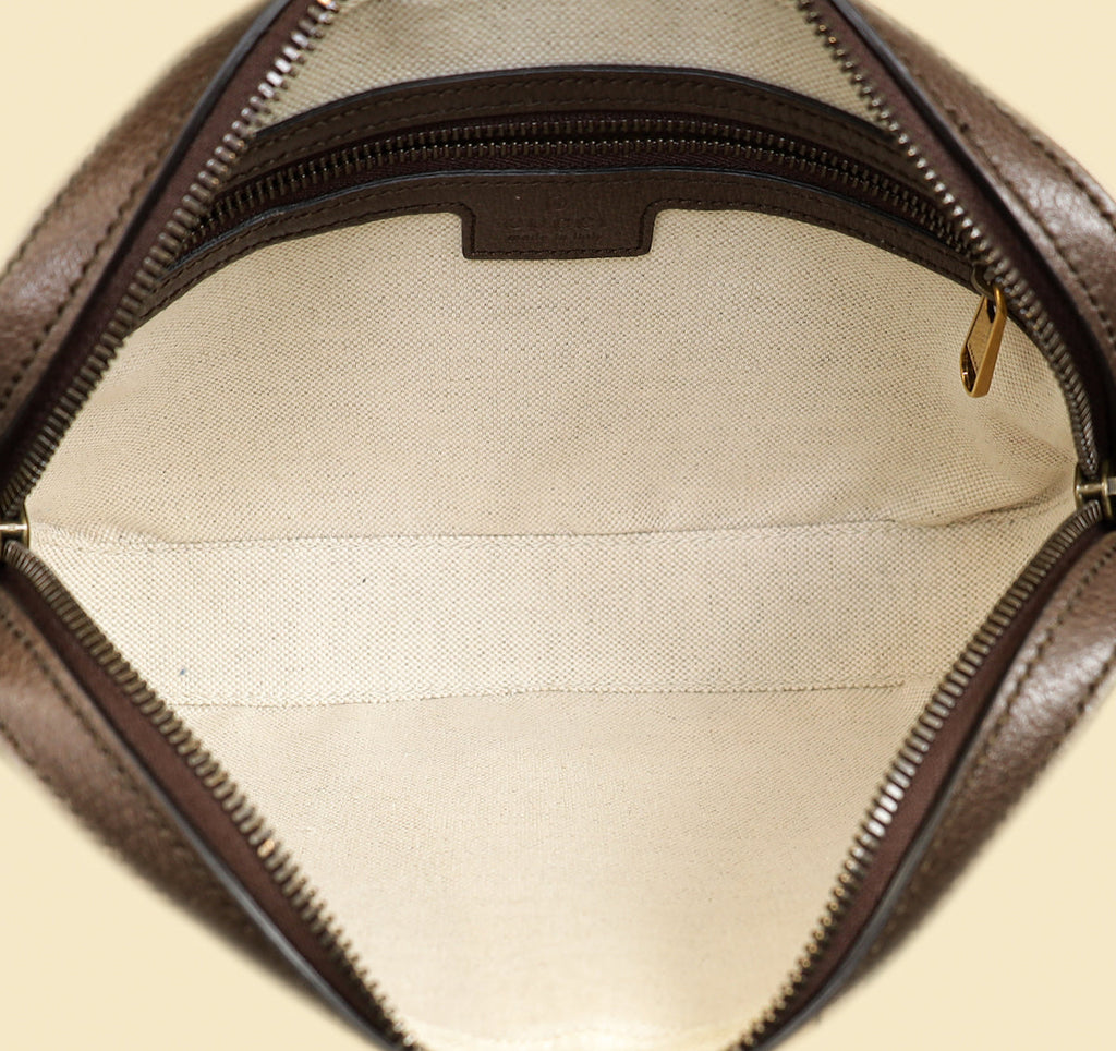 Gucci Ebony GG Supreme Ophidia Small Crossbody Bag
