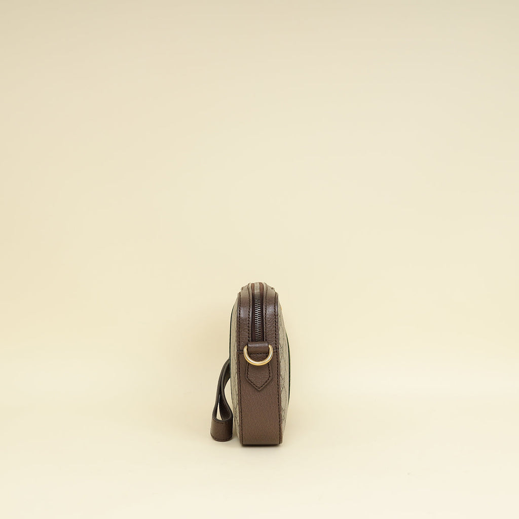 Gucci Ebony GG Supreme Ophidia Small Crossbody Bag