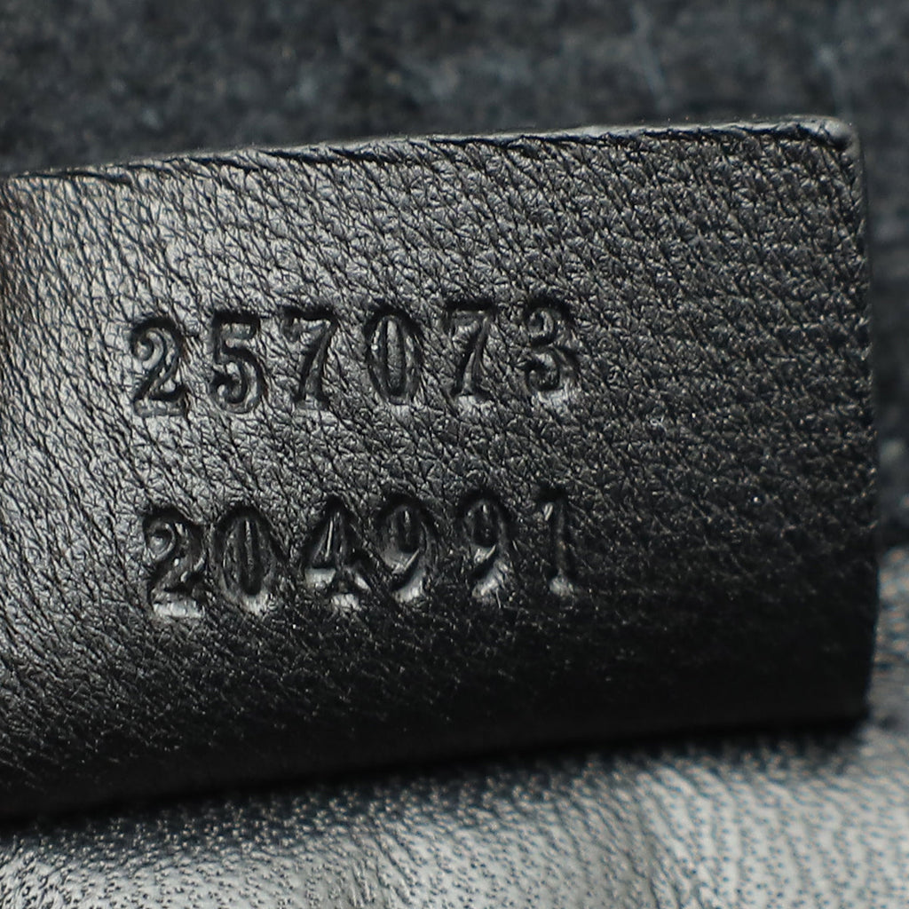 Gucci Black GG Microguccissima Broadway Clutch