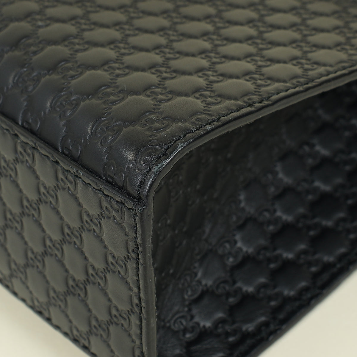 Gucci Black Microguccissima Emily Medium Bag
