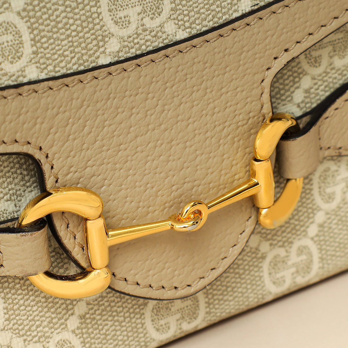 Gucci Bicolor GG Supreme Horsebit 1955 Mini Bag