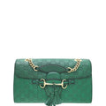 Gucci Green GG Guccissima Emily Medium Bag