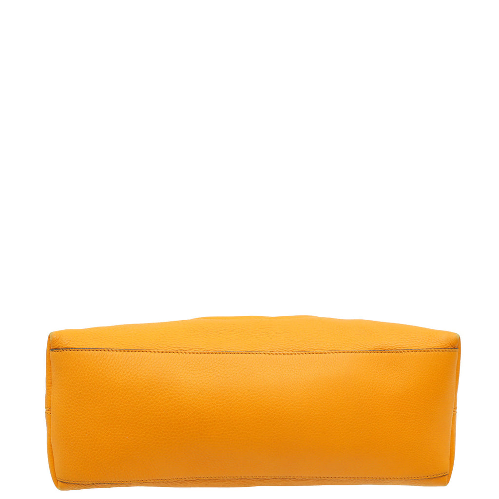 Gucci Orange Soho Tassel Medium Tote Bag