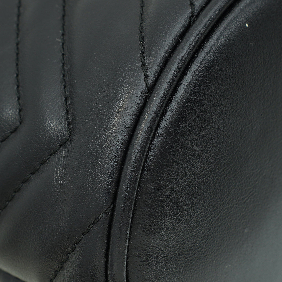 Gucci Black GG Marmont Mini Bucket Bag