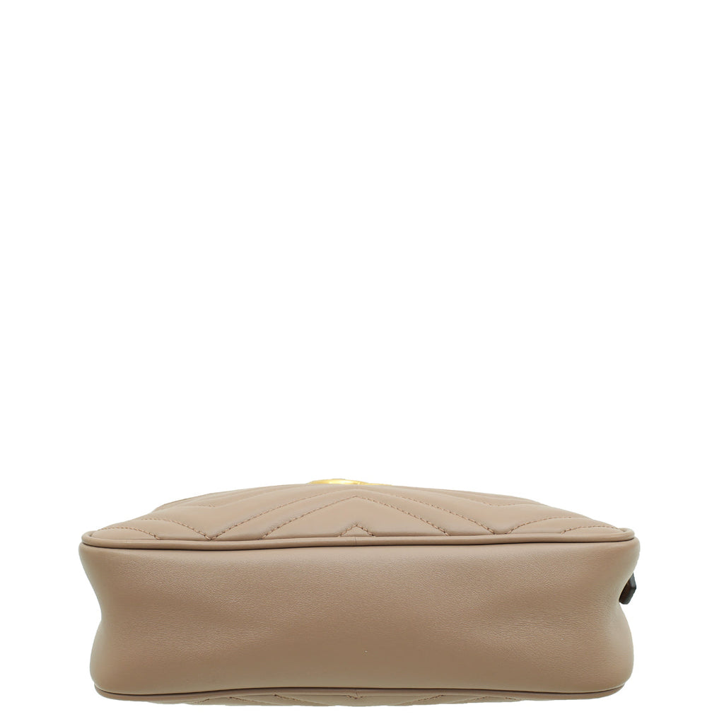 Gucci Dusty Pink GG Marmont Matelasse Camera Bag