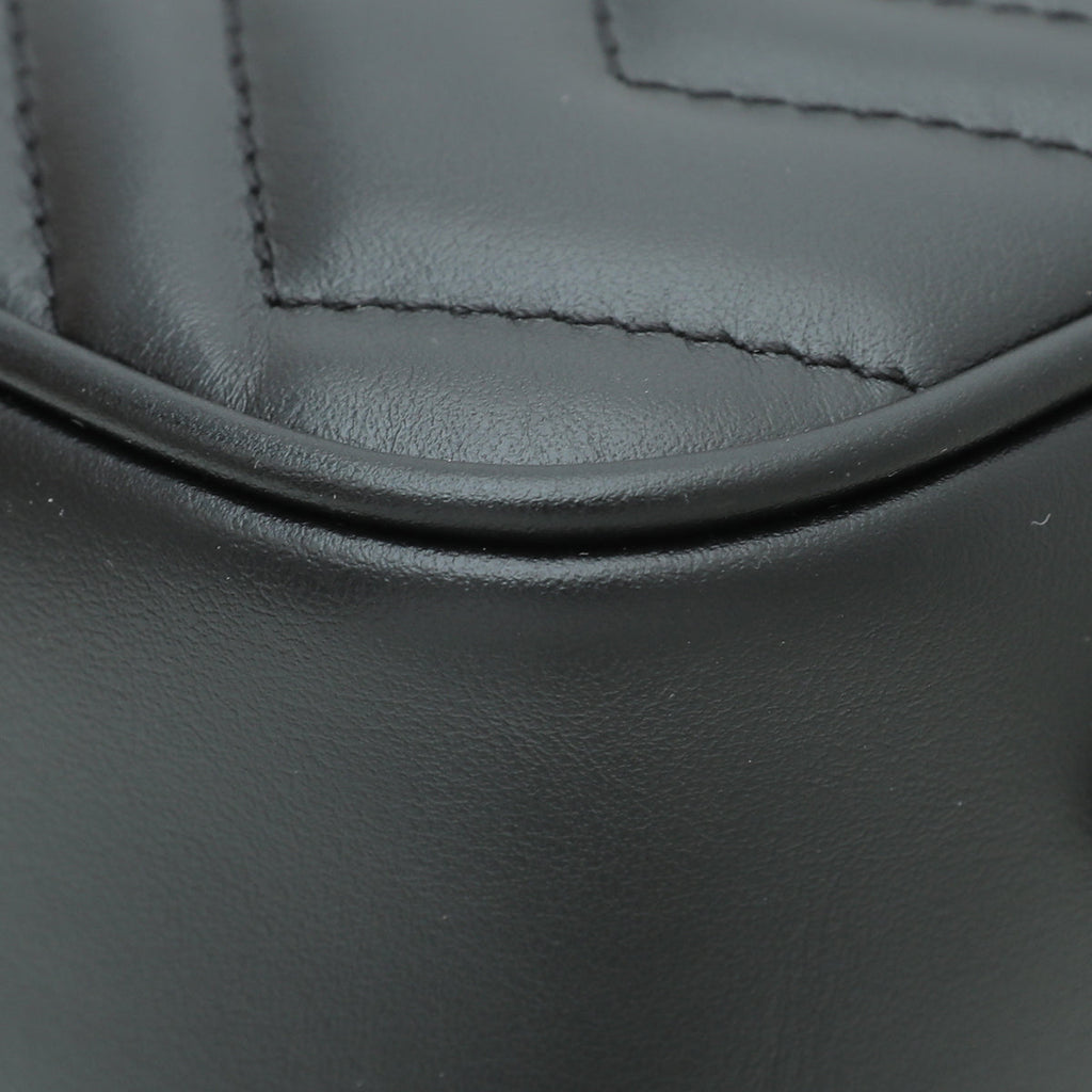 Gucci Black GG Marmont Mini Shoulder Bag