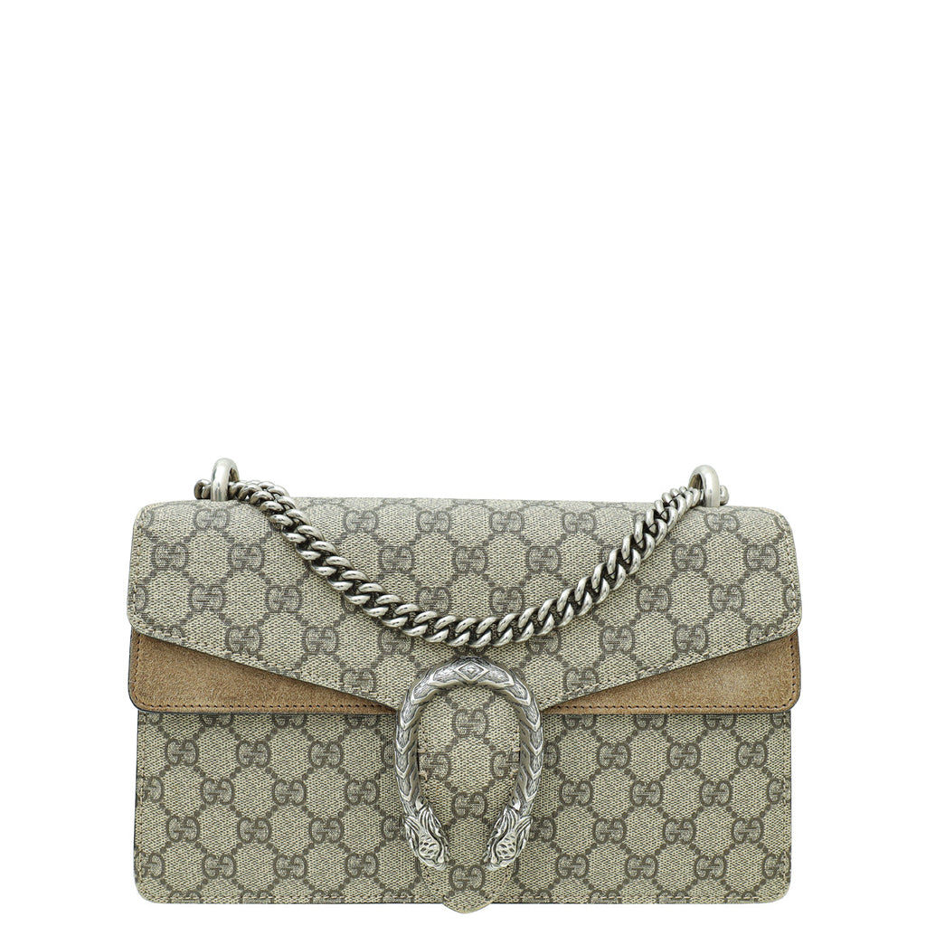 Gucci Bicolor GG Supreme Dionysus Small Shoulder Bag