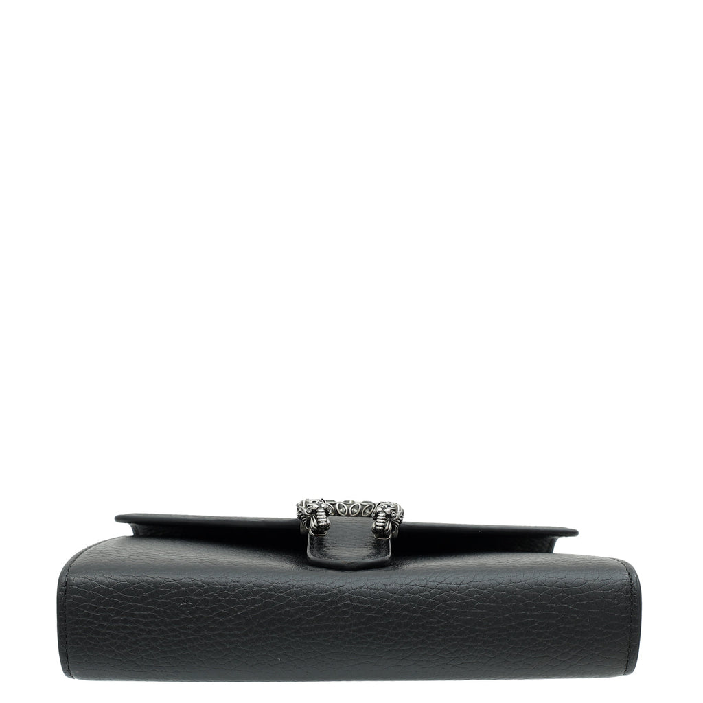 Gucci Black Crystal Dionysus Mini Chain Bag