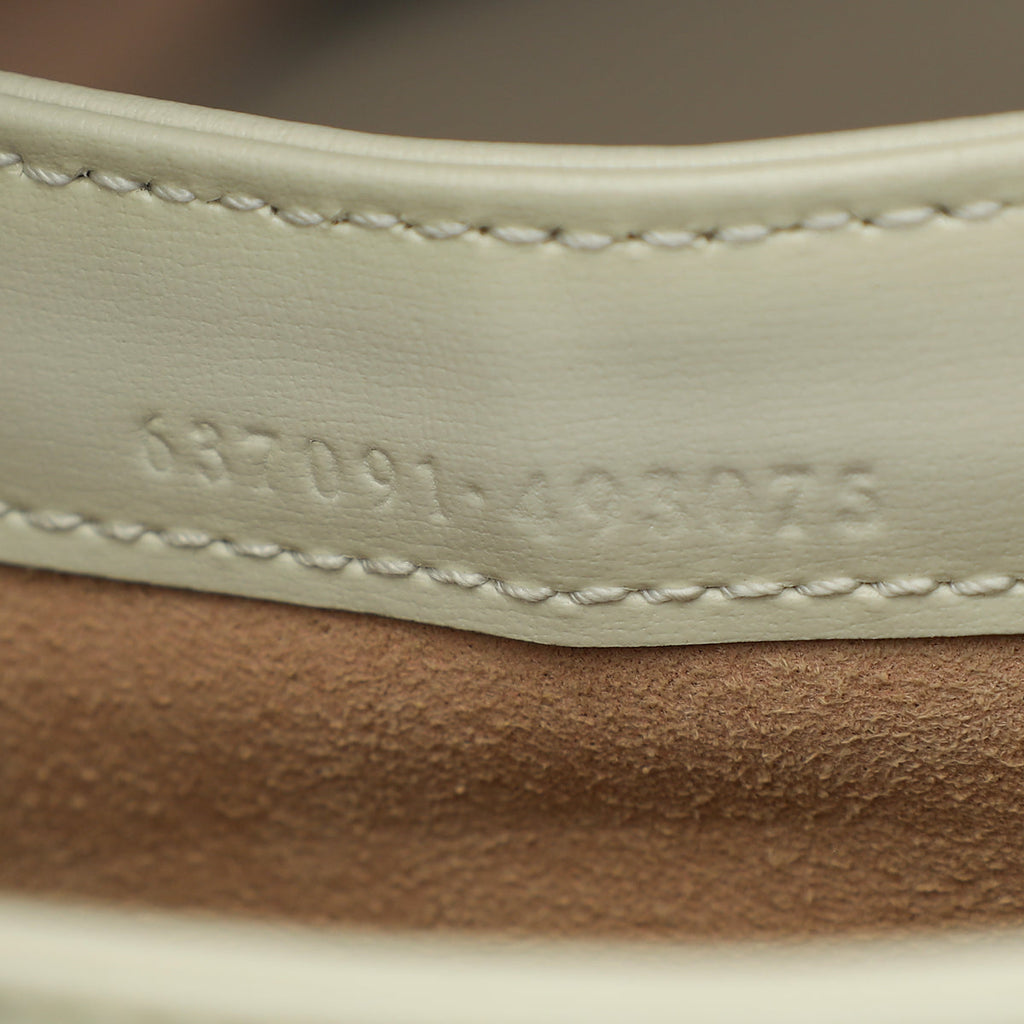 Gucci White Cream Jackie 1961 Mini Hobo Bag