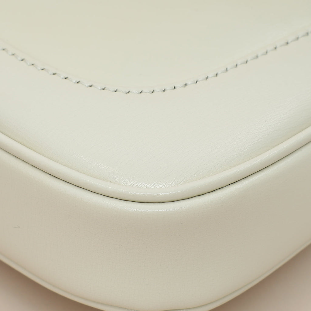 Gucci White Cream Jackie 1961 Mini Hobo Bag