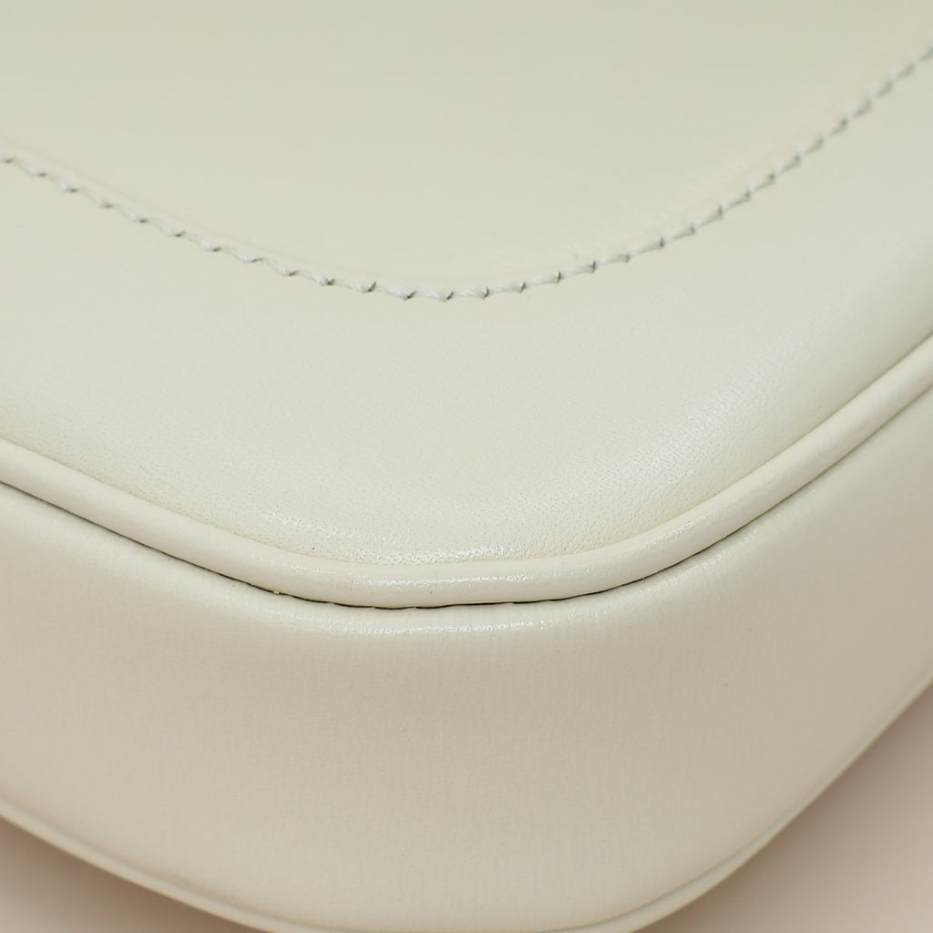 Gucci White Cream Jackie 1961 Mini Hobo Bag
