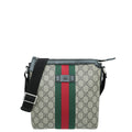 Gucci Bicolor GG Supreme Web Messenger Bag