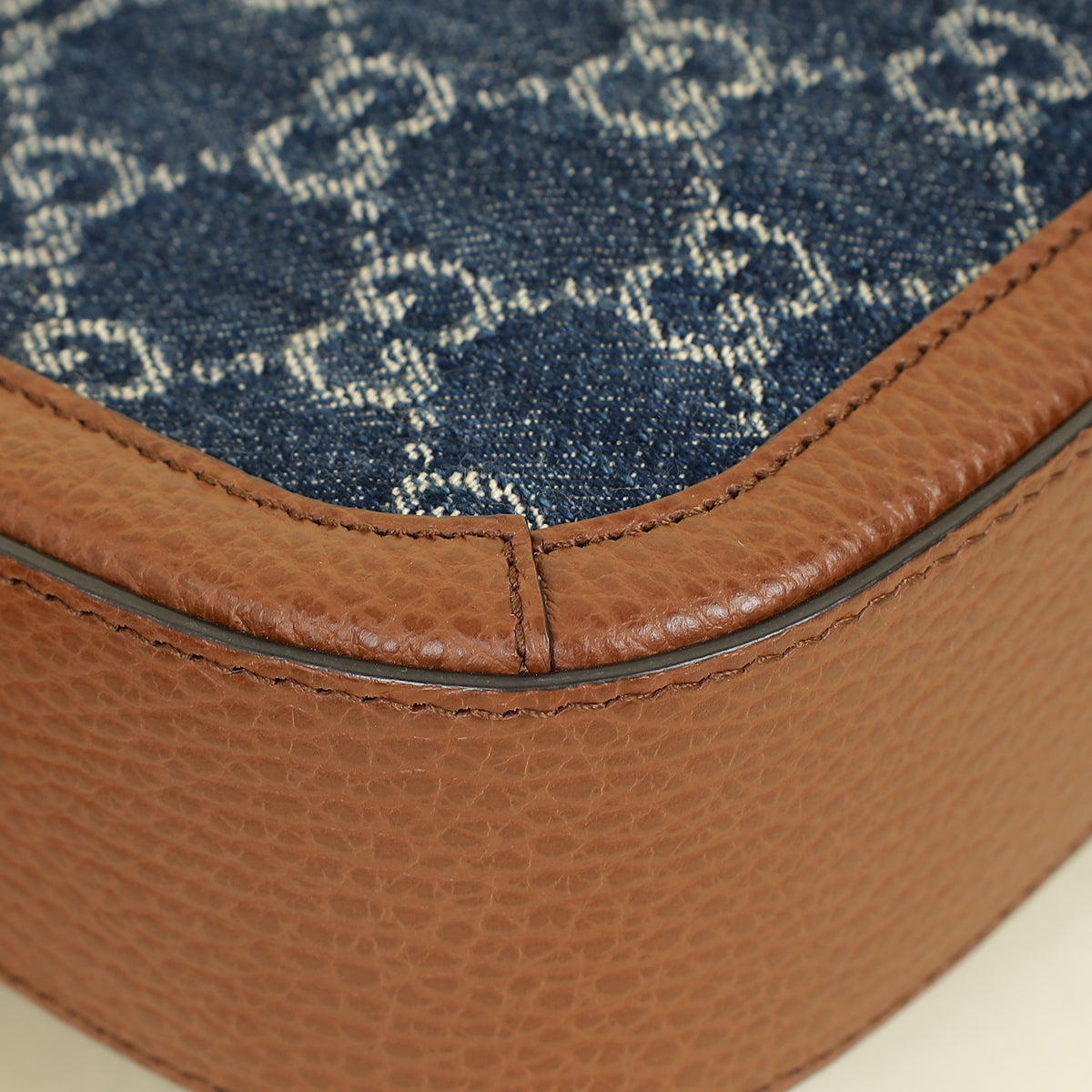 Gucci Bicolor GG Horsebit 1955 Mini Crossbody Bag