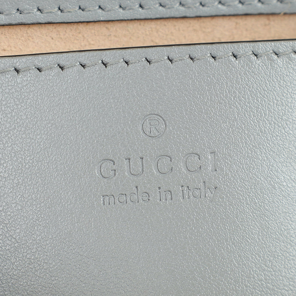 Gucci Grey GG Marmont Mix Quilt Small Shoulder Bag