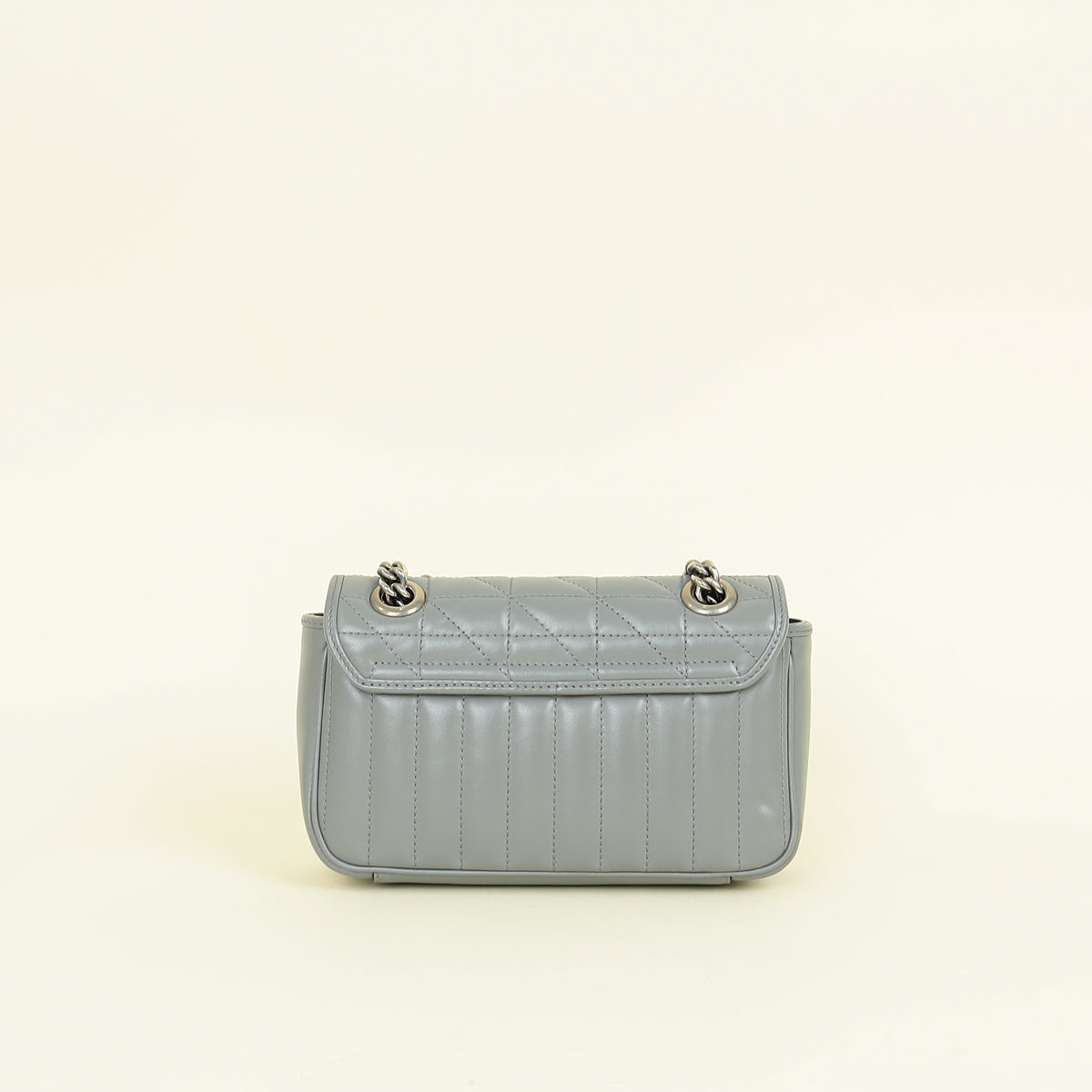 Gucci Grey GG Marmont Mix Quilt Small Shoulder Bag