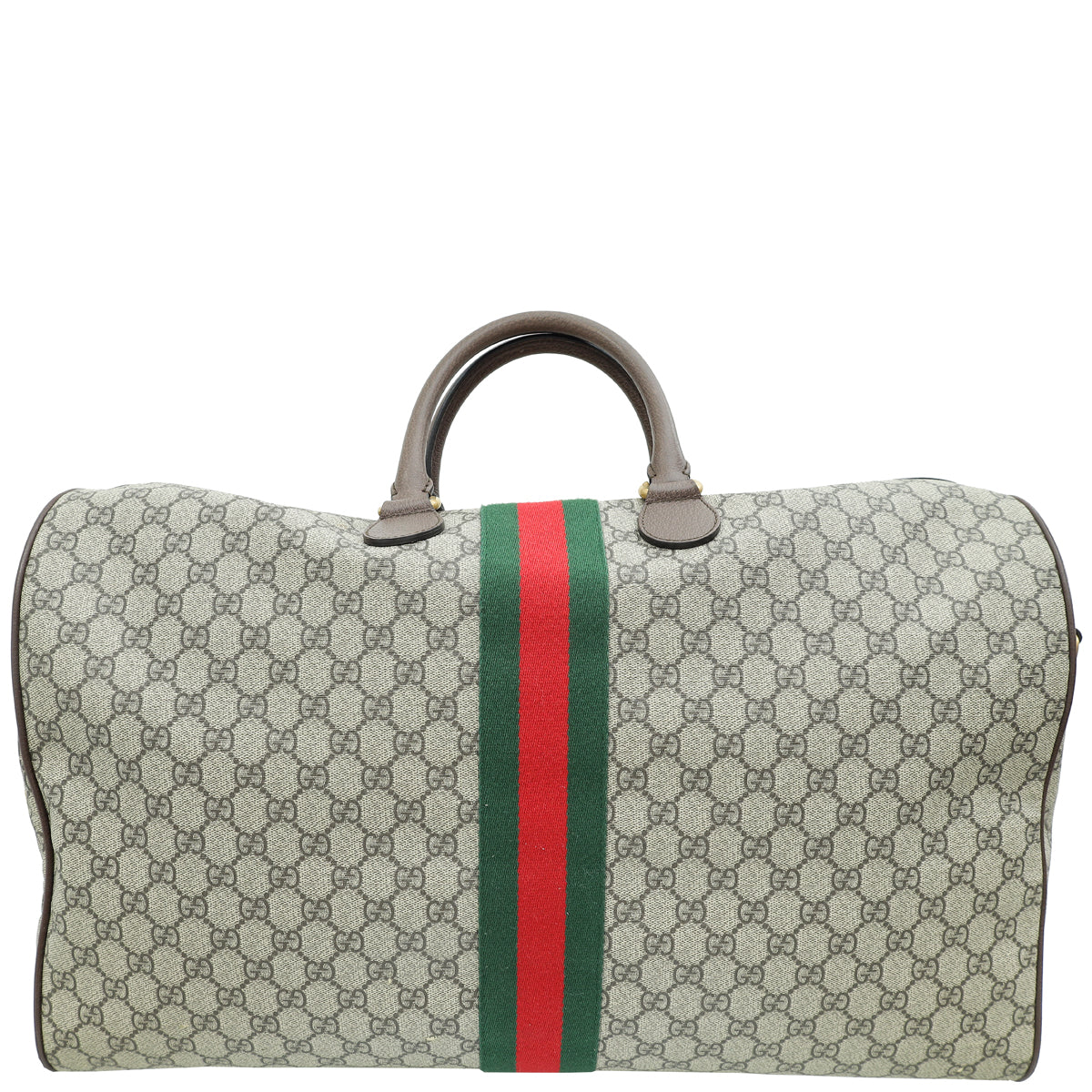 Gucci Ebony GG Supreme Ophidia Savoy Large Duffle Large Bag W/ NY Initial Tag