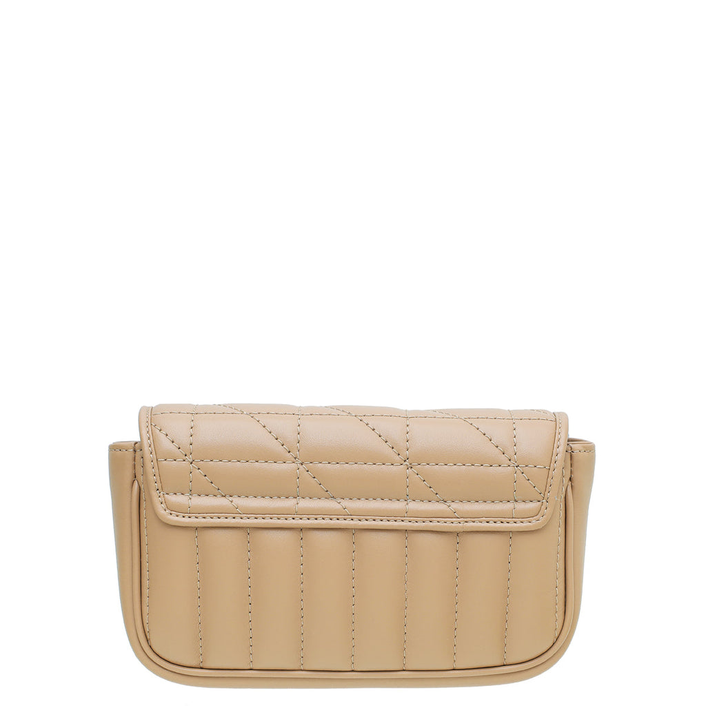 Gucci Rose Beige GG Marmont Matelasse Super Mini Bag