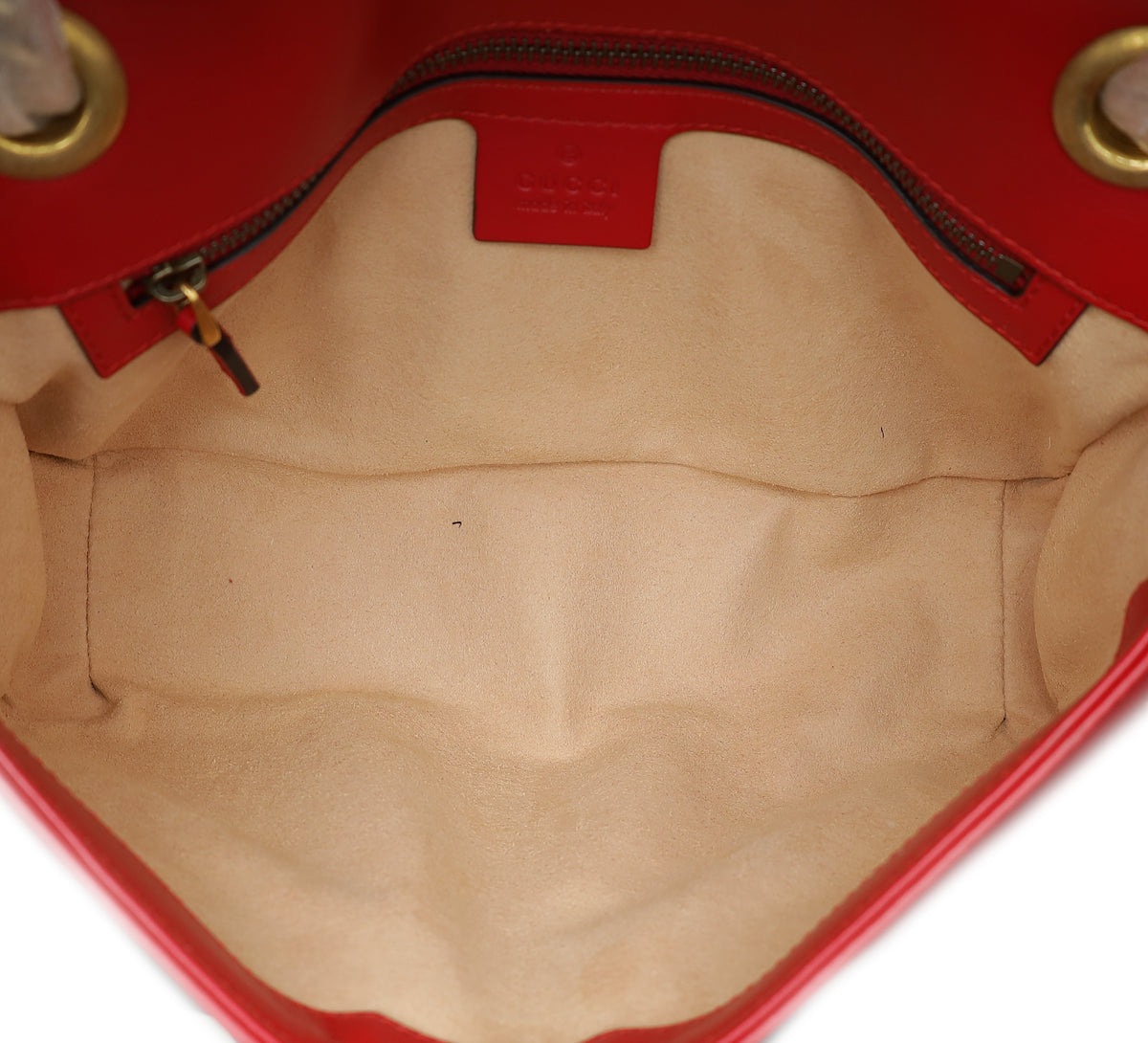Gucci Red GG Marmont Matelasse Small Shoulder Bag