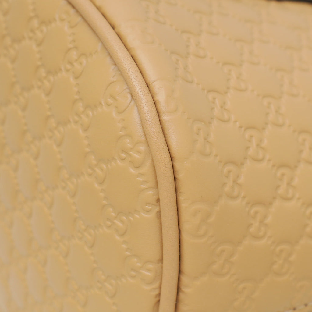 Gucci Beige GG Microguccissima Dome Satchel Mini Bag