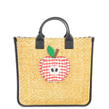 Gucci Bicolor Straw Children's 3-D Apple Tote Bag