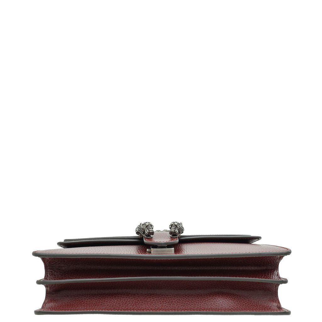 Gucci Burgundy Crystal Dionysus Small Shoulder Bag