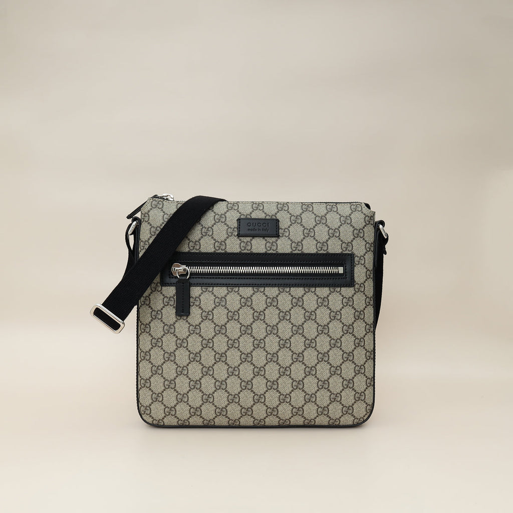 Gucci Bicolor GG Supreme Messenger Medium Bag