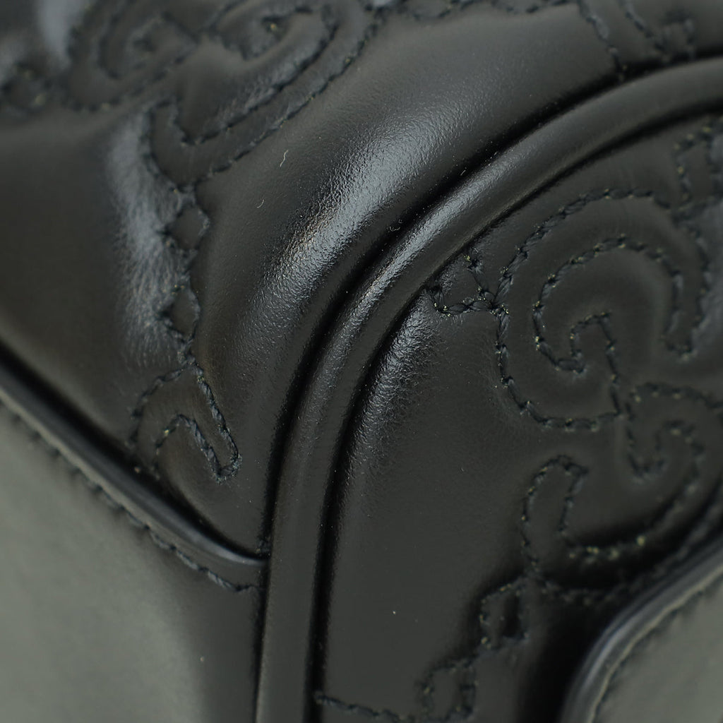 Gucci Black GG Matelasse Mini Bag