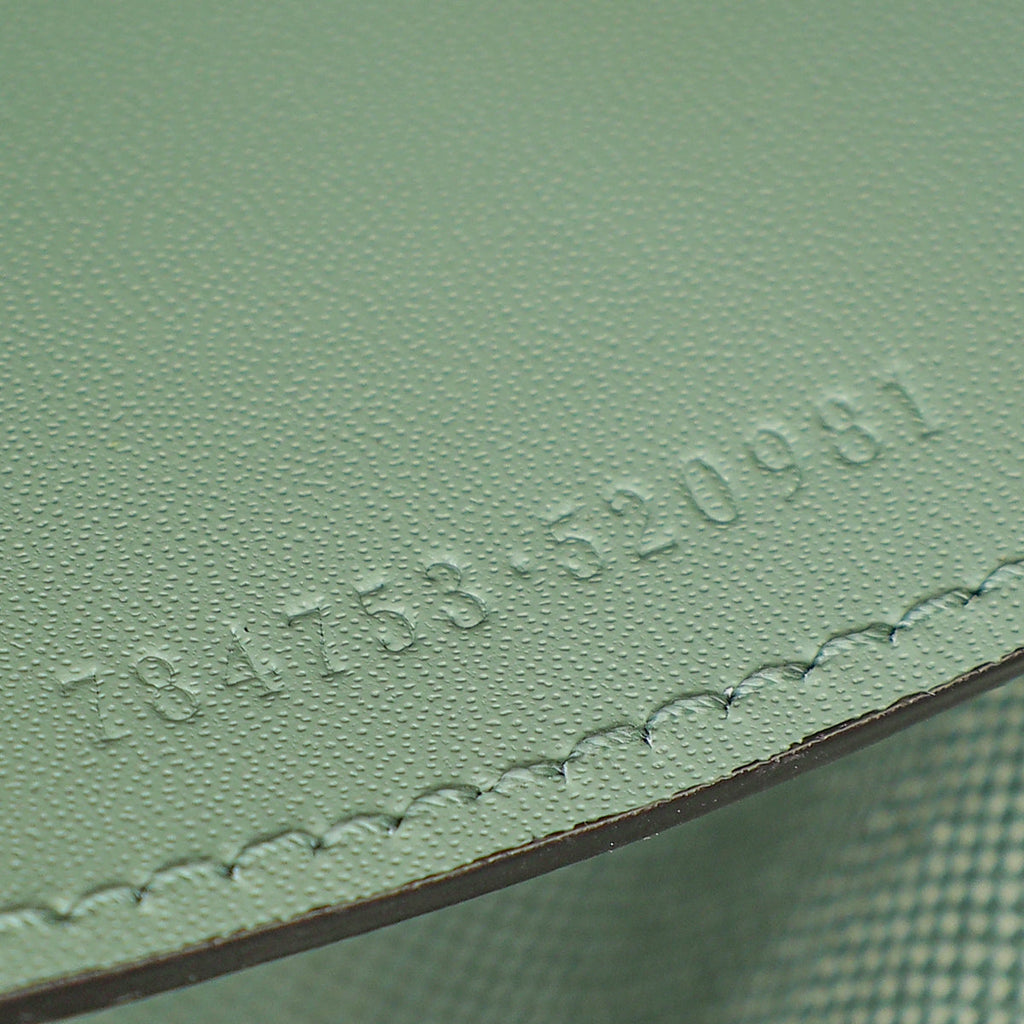 Gucci Pale Green GG Ophidia Denim Small Shoulder Bag