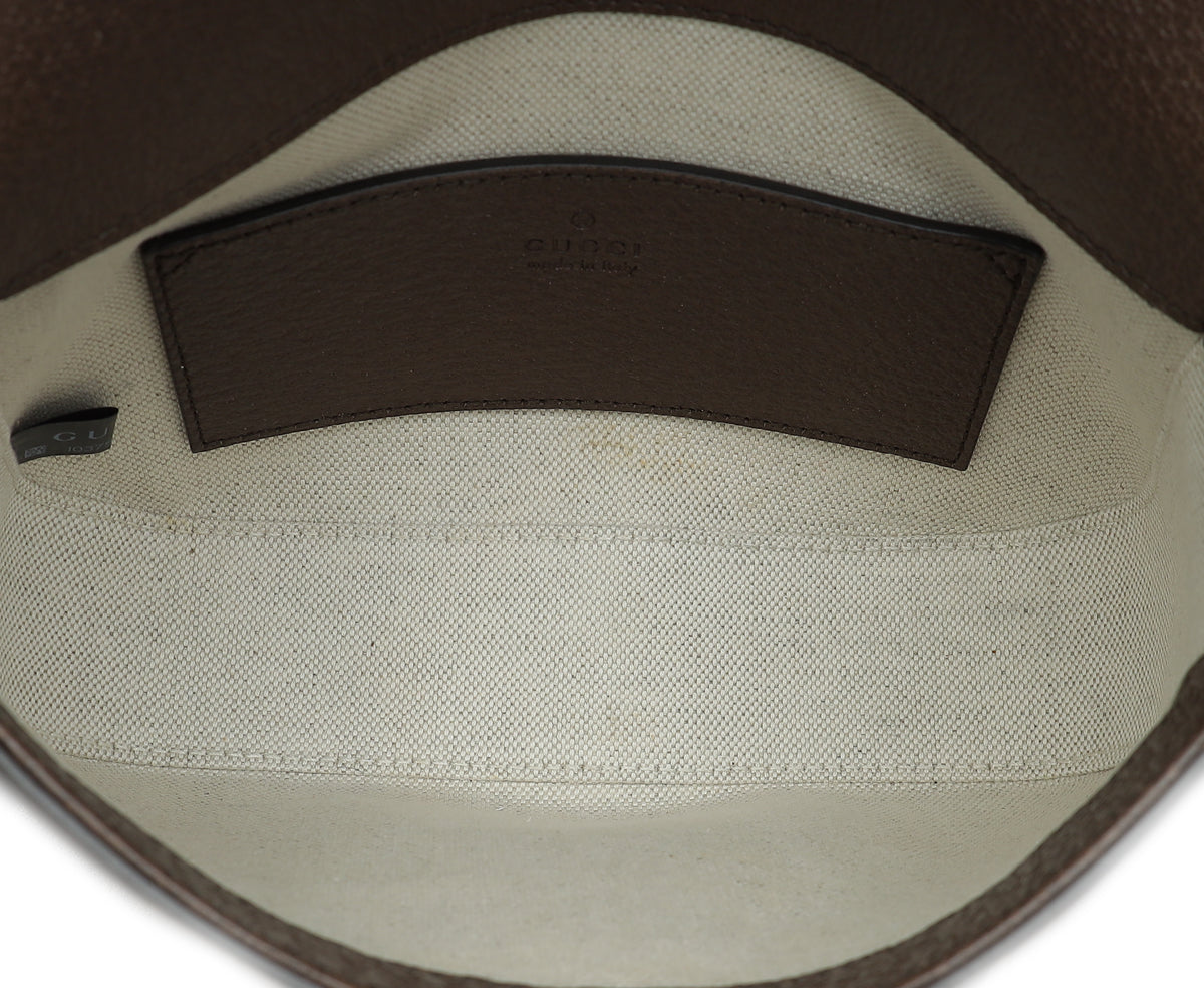 Gucci Bicolor Jumbo GG Horsebit 1955 Mini Shoulder Bag