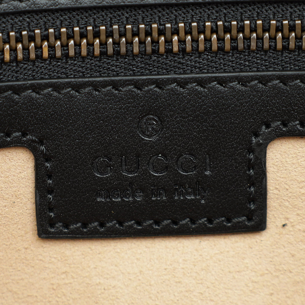 Gucci Black GG Marmont Matelasse Small Bag