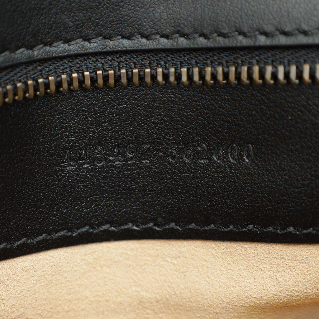 Gucci Black GG Marmont Matelasse Small Bag