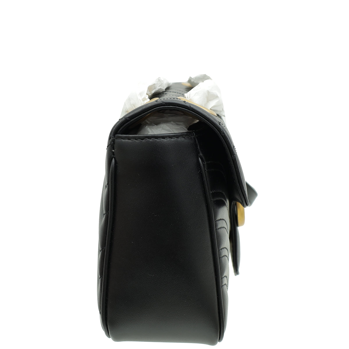 Gucci Black GG Marmont Matelasse Small Bag