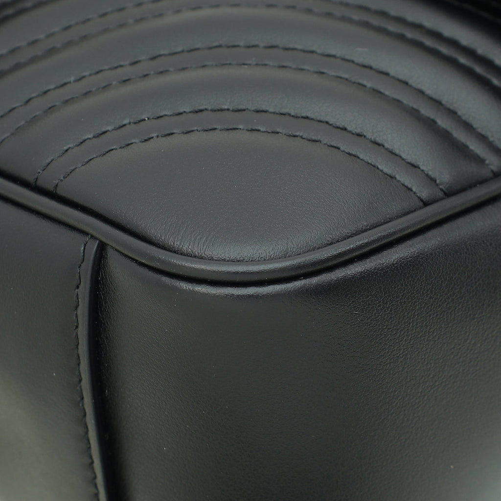 Gucci Black GG Marmont Small Shoulder Bag