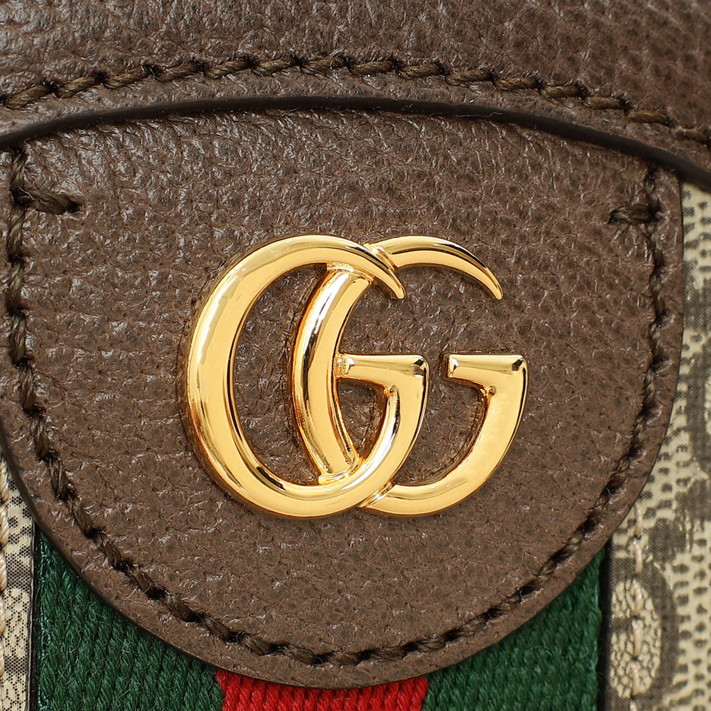 Gucci Bicolor Ophidia Round Shoulder Bag