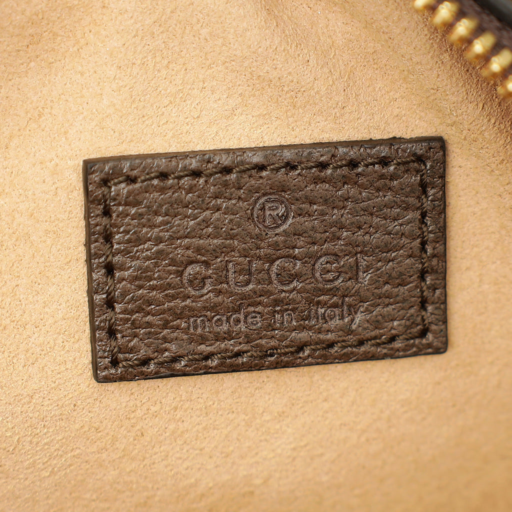 Gucci Bicolor Ophidia Round Shoulder Bag