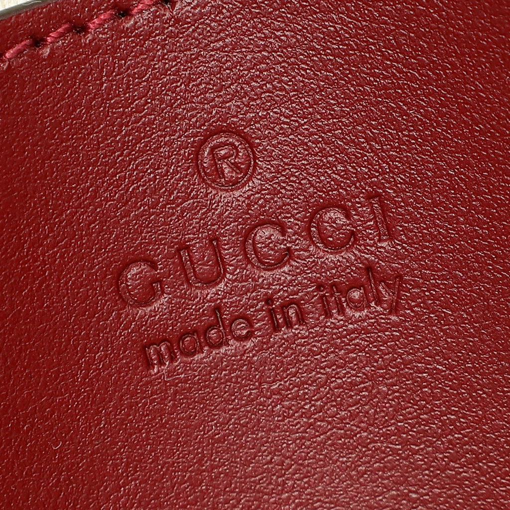 Gucci Burgundy GG Marmont Small Shoulder Bag