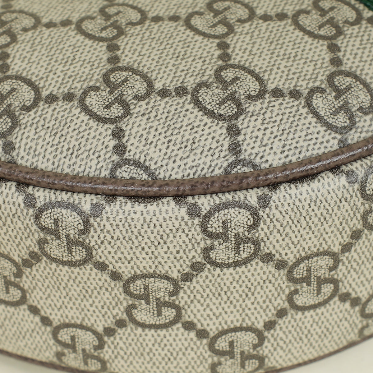 Gucci Ebony GG Supreme Ophidia Small Shoulder Bag