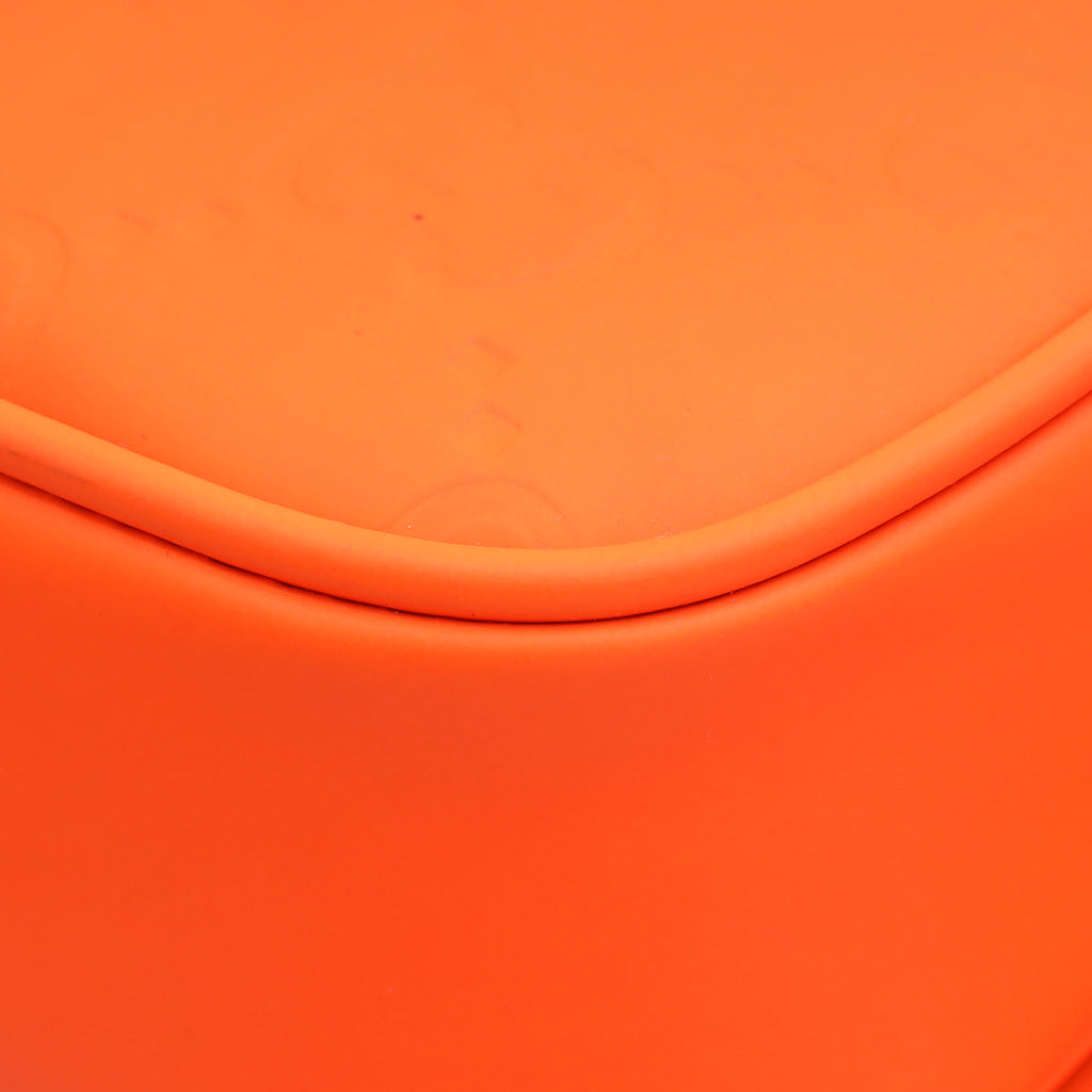 Gucci Neon Orange GG Rubber Effect Belt Bag